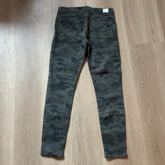NWOT Hudson Midrise Nico Super skinny Ankle  Camo Jeans Green Soze 28 0100 - Picture 9 of 9